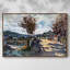 "La seine à Bougival", reproduction d'art par Claude Monet-92472370-92472377