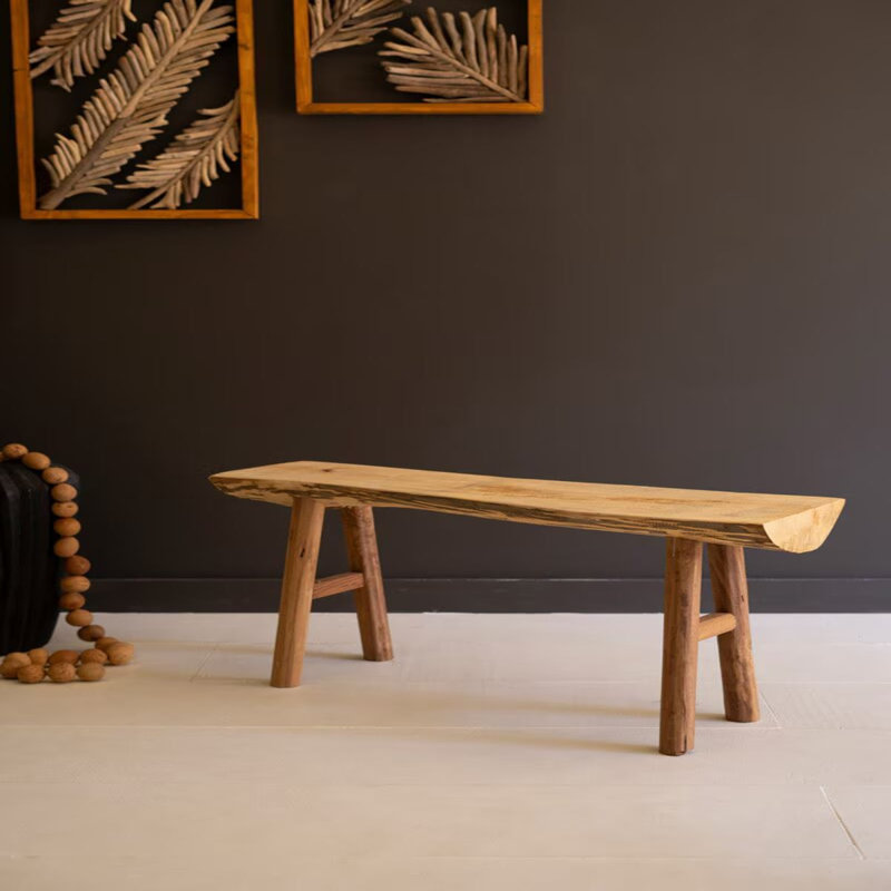 Banc en bois de saule Kalalou