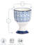 Nicola Spring - Hand-Printed Egg Cups - 3 Colours - Set of 6