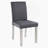 5 Piece Dining Table Set With Rectangular Table And Upholstered Chairs, Featuring Crystal Decoration For Elegant Dining Experience