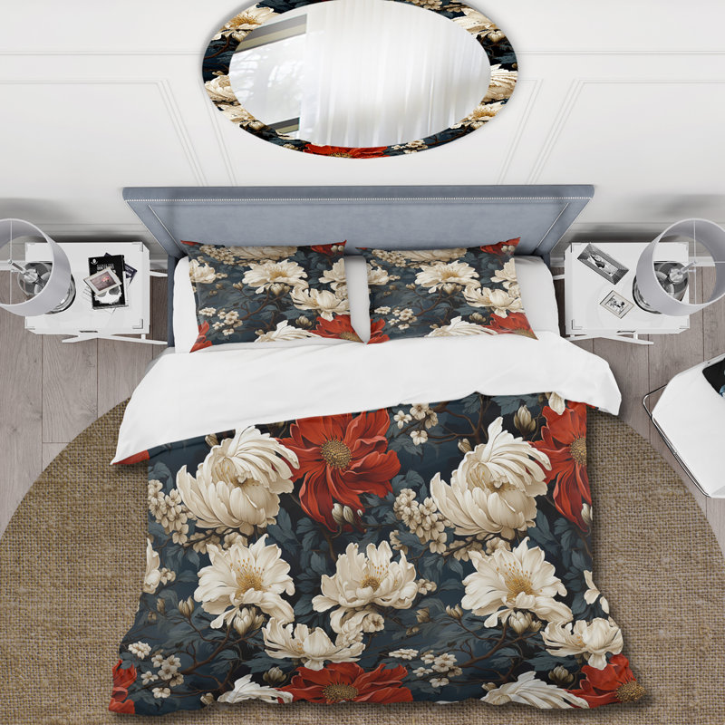 Ensemble de housse de couette Nature Inspired Details, Housse de couette simple + 1 taie décorative stan