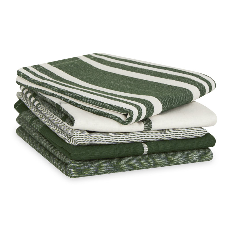 Ensemble de linge de maison 5 pièces, Vert chasseur