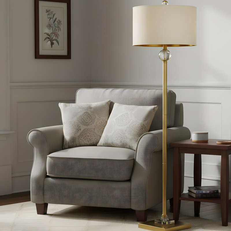 Lampe sur pied colonne 63,25 pouces Perspicio