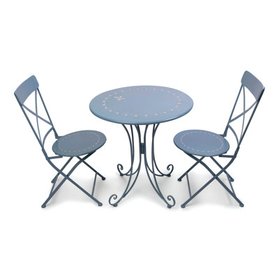 Jahnke 2 - Person Patio Dining Set Round Table