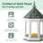 Tsaile Solid Wood UV Resistant Hanging Decorative Bird Feeder