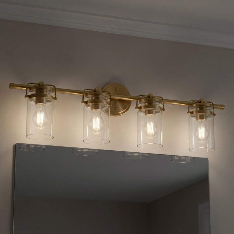 Winder 4 - Light Dimmable Vanity Light, Champagne Bronze