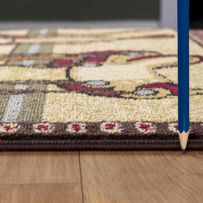 Tribes Gcyls4009 Beige Area Rug - 2 Ft. 7 In. X 3 Polypropylene For A Long-lasting In Gcyls4009, 2.7 7.3 With Jute Backing Enhanced Durability