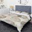 Ensemble de housse de couette Neutral Oval Gray Stones II - Modern Glam - Microfibre de polyester-38756956