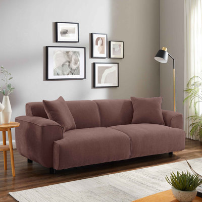 Wallas 231.1Cm Round Arms Sofa