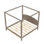 Lit plateforme avec tête de lit et pieds de support CaNopy-983946487-983946479
