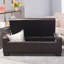 Banc de rangement en similicuir Helki-285706701