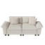 Canapé modulaire de 124 po, canapé Cloud Comfy pour salon, canapé 3 places à assise profonde avec coussin décoratif-1300946452-1281560535-1300946453
