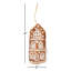 Felted Festive 4'' Handmade Wool / Felt Buildings & Architecture Shatterproof Holiday Shaped Ornament