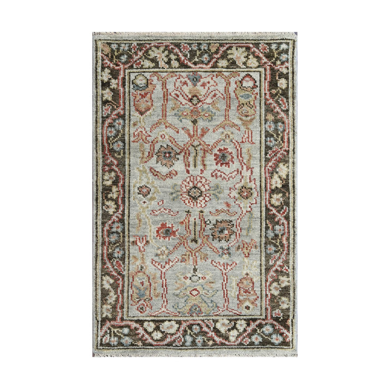 Tapis intérieur / extérieur en laine Stassia, Rectangle 3 pi 6 po x 5 pi 8 po