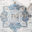 Tapis oriental ivoire / bleu Platita-1106491397
