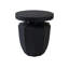 Table de bout décorative de jardin, H 20,3 po, moderne, robuste, robuste, en faux terrazzo, table d'appoint, table d'appoint, pour l'intérieur et l'extérieur