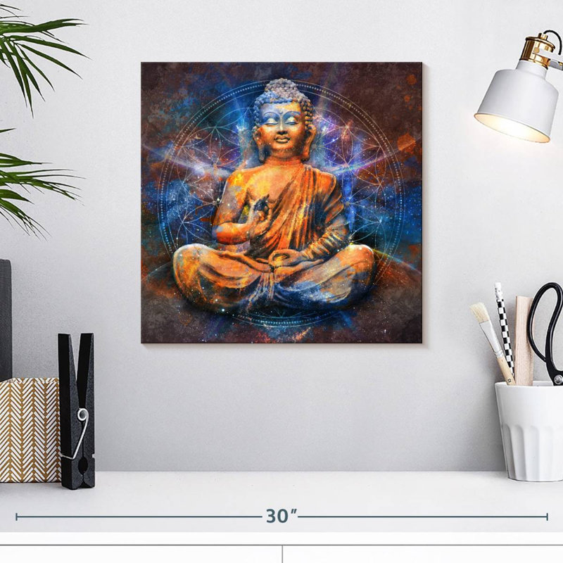 Javir Nirvana du Bouddha, H 16 po x l 16 po