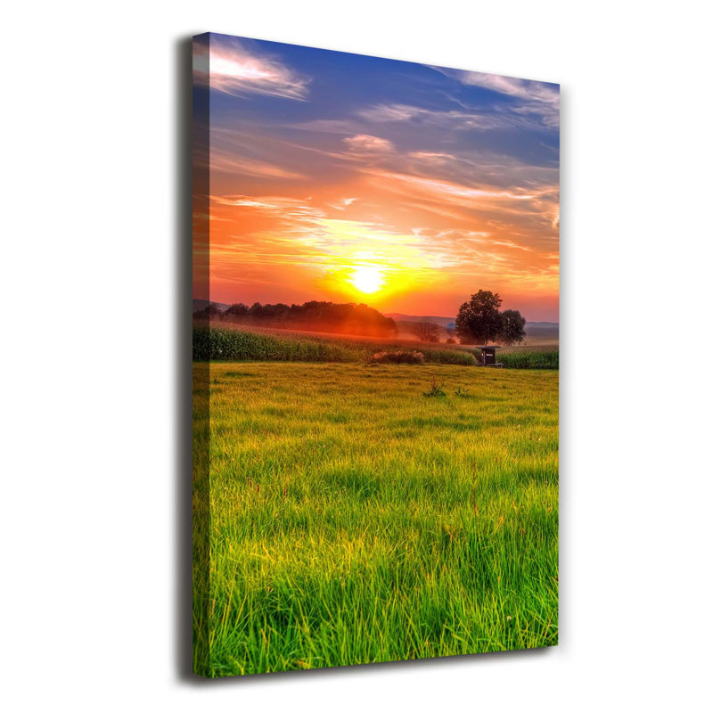 Sunset - Wrapped Canvas Print