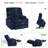 27.2" Seat Width Dual Motor Power Recliner Lift Chair with Massage and Heat, Infinite Position, Fabric-1168656000