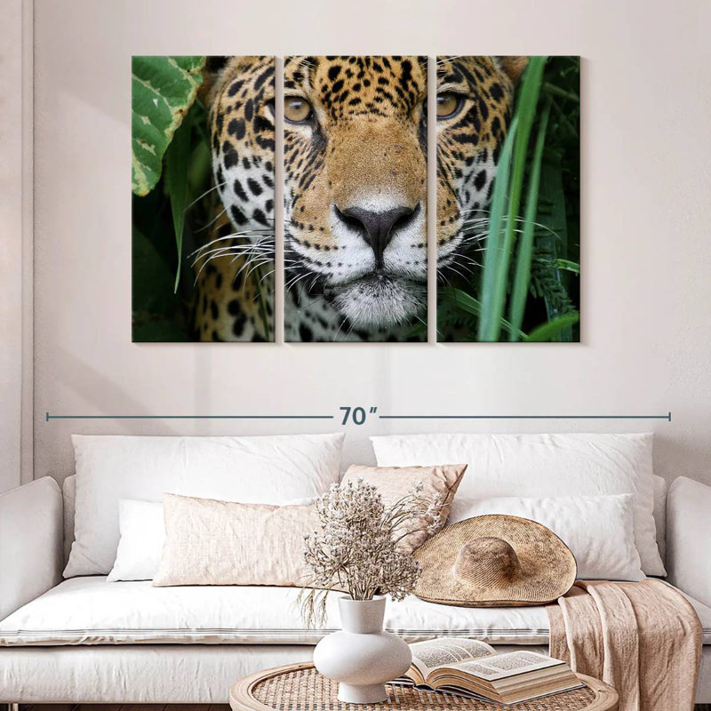 Amazon Jungle Jaguar, 32" H x 50" W