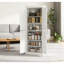 Armoire de cuisine autoportante de style moderne, armoire de cuisine, armoire de rangement avec portes et tablettes
