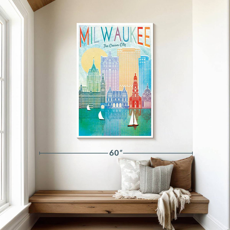 Milwaukee Cream City, 45" H x 30" W