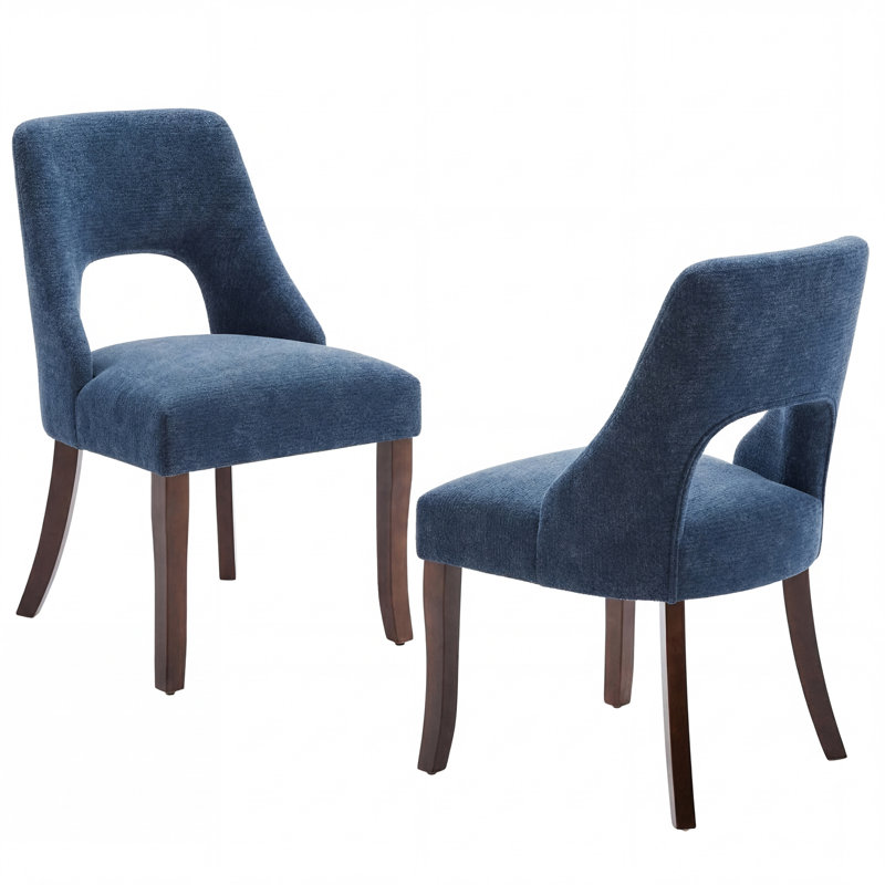 Chaises de salle à manger rembourrées Torlyx, Navy