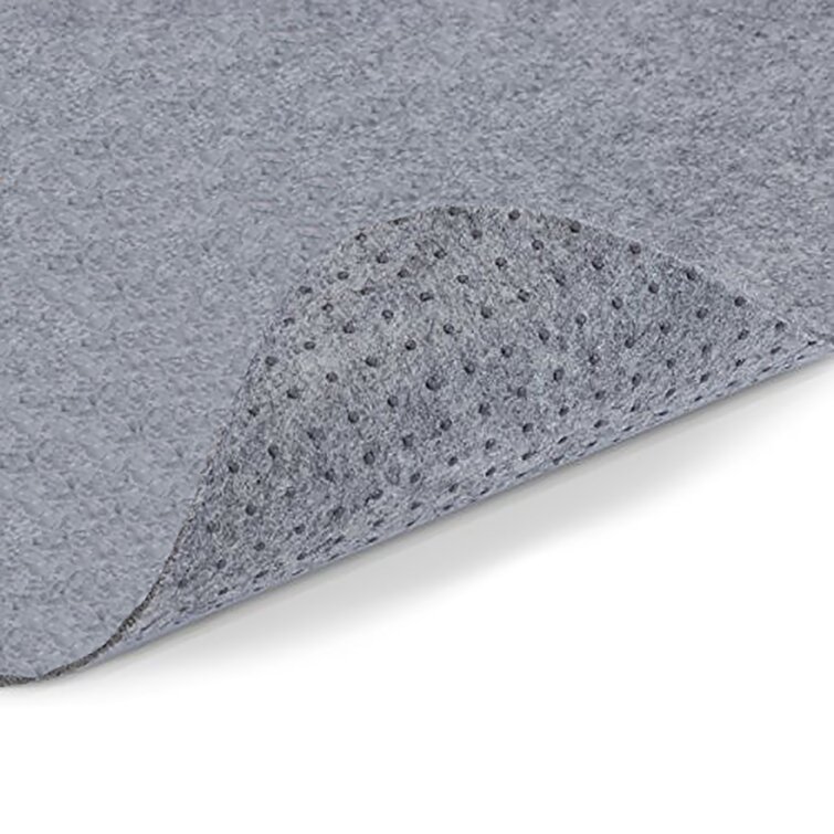 Scioli Premium Deluxe Cushioned Indoor Non-Slip Cushioned Rug Pad for Hardwood Floors Symple Stuff Rug Pad Size: Rectangle 9' x 12