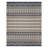 Solterra Ziri Navy Blue Beige Cream Bohemian Moroccan Stripe Flatweave Polypropylene Indoor/ Outdoor Area Rug-114547378