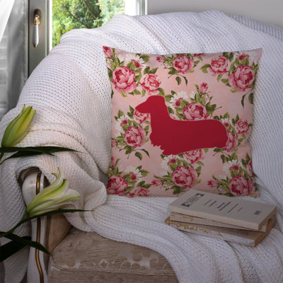 Floral Outdoor Throw Pillow