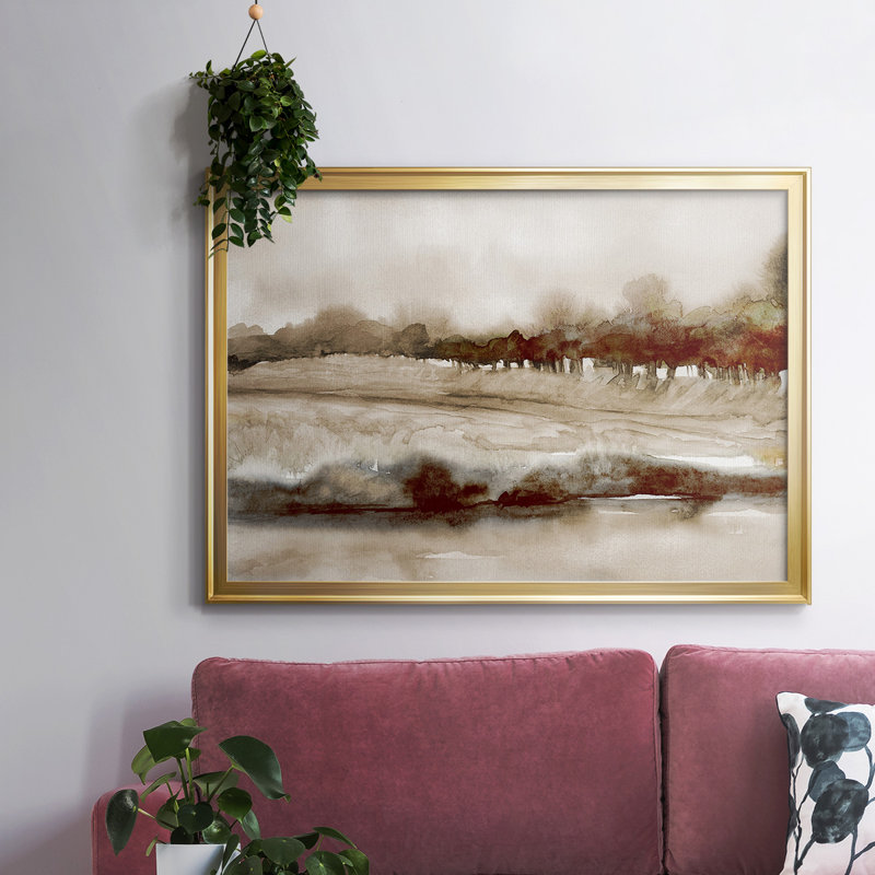 Season Of Fall, reproduction d'art sur toile, H 14 po x l 20 po x P 1,5 po, Or
