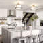 Barryknoll Fabric Semi Flush Mount-16292036