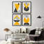 «Mid-Century Marble Triangle Polygon Abstract Shapes Illustration Artwork Decor», 4 pièces-101520136-101520139