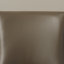 Chaise rembourrée en cuire véritable Cutler