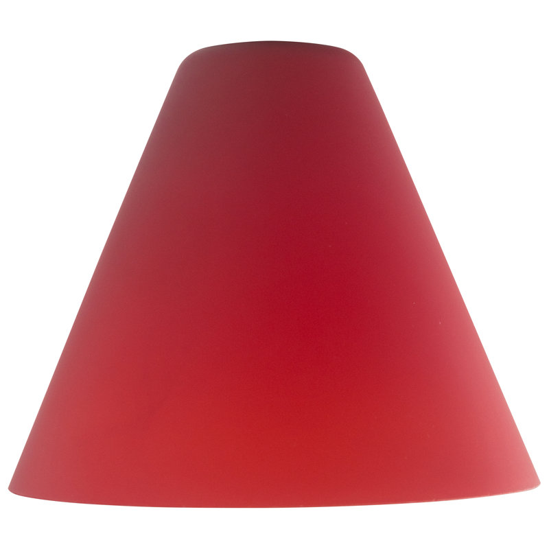 Soie Inari - abat-jour suspendu Martini - ajusteur 1,625 po, Rouge