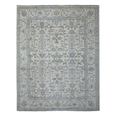 Rishaun One-of-a-Kind 8'1" X 10' New Age Wool Area Rug in Gray