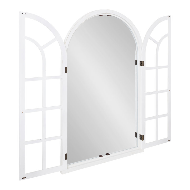 Miroir d'appoint Mcclanahan Farmhouse, blanc
