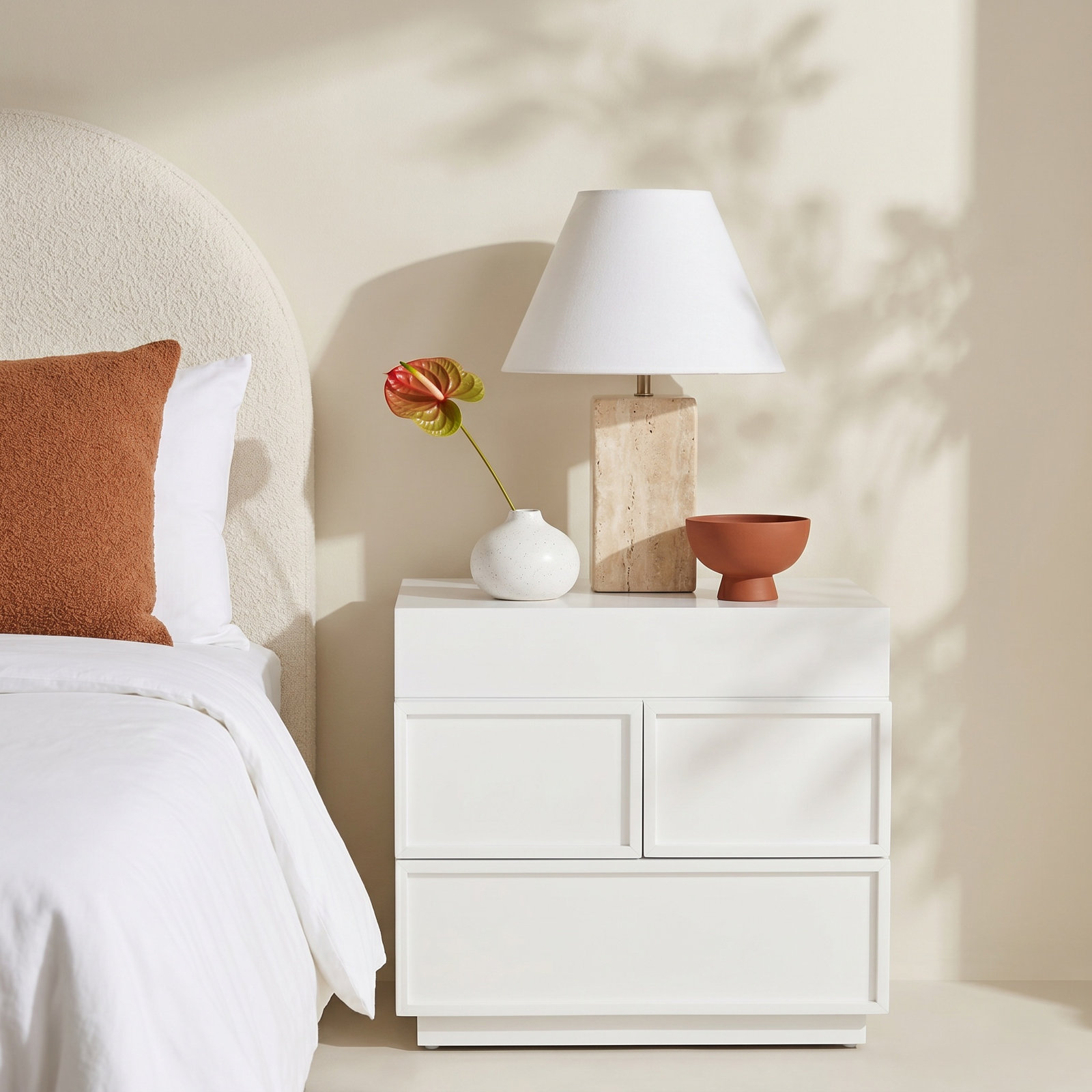 Odyssey Nightstand, White