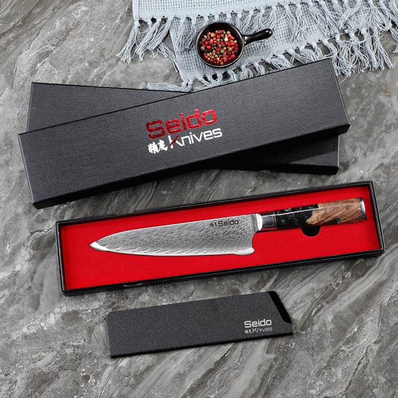 Couteau de chef Sey de 8 po Gyuto Seize