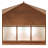 40" Square Seneca Double Bar Mission Pier Mount