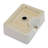 16" L x 12" W Rectangular Bathroom Sink White Ceramic Vessel Sink with Faucet Hole