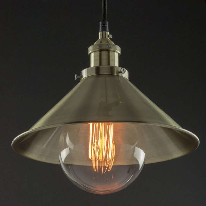 Vara 1 - Light Brass Single Pendant