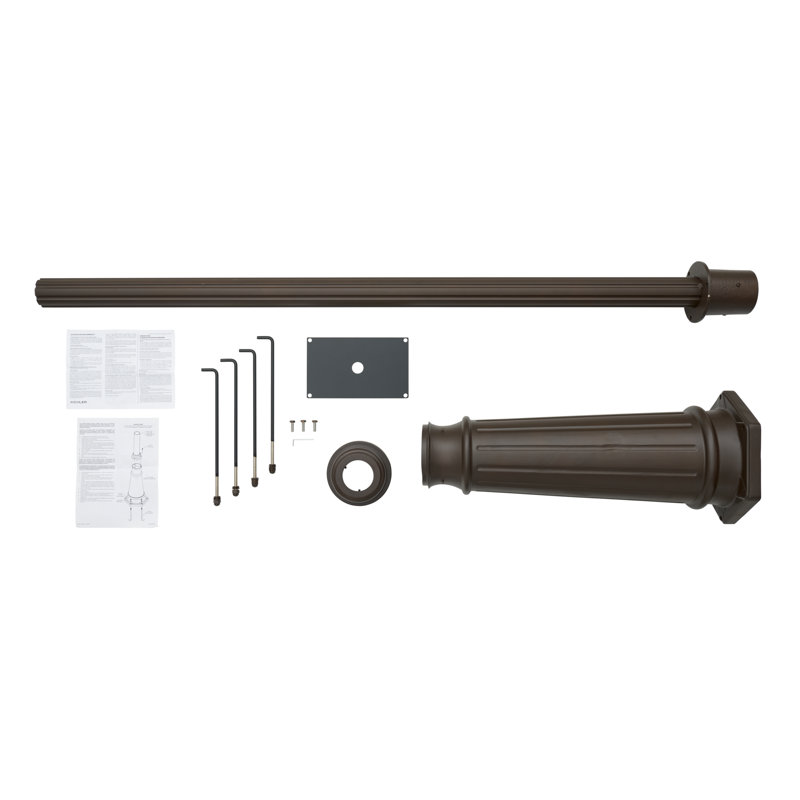Accessoire outdoor 96" post, Bronze Olde