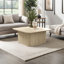 Table basse carrée cannelée 31,5 po Aurel-1352246275