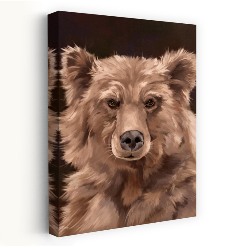 «Bushy Bear», art contemporain de la faune, H 48 po x l 32 po