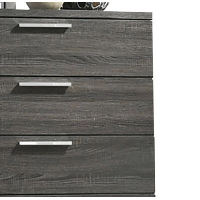 Commode en chêne gris Lantha