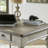 Retro Gray Rectangular Solid Wood Writing Desk-1738037827