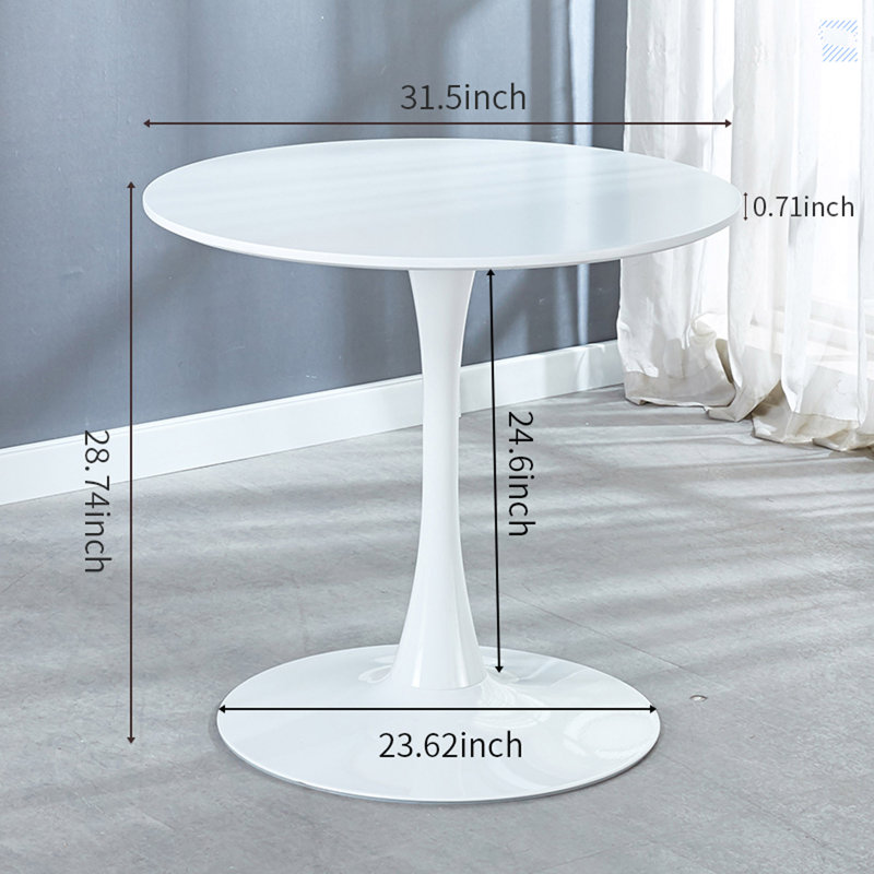 Kavaughn 2 - Person Pedestal Dining Set