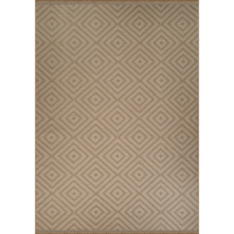 Jute Boho Runner Beige/Cream_MYS2306, Rectangle 198 x 275cm