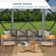 6FTx6FT Screen Room with Mosquito Netting, Hub Tent Instant Screened Canopy with Carrying Bag and Ground Stakes